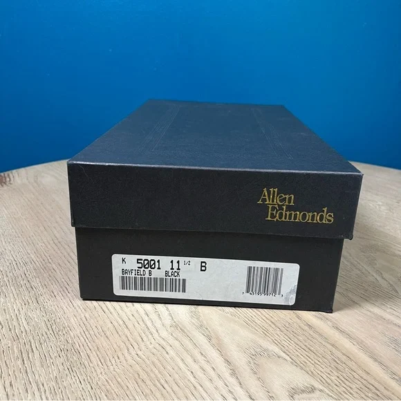 Allen Edmonds Men’s Beyfield Dress Boots Black Leather Cap Toe Size 11.5 B